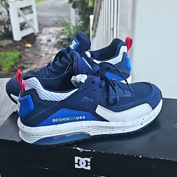 DC SHOE CO. VANDIUM SE MENS NAVY SNEAKER size 6 USA new in box - Picture 5 of 16